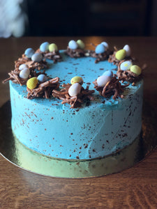 Easter Egg Chocolate Cake - whole cake 9"