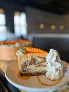 NEW! Carrot Cake Cheesecake |  slice