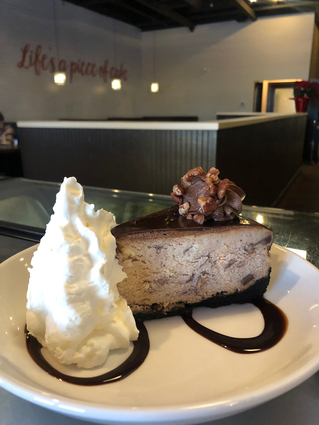 Turtle Cheesecake | slice