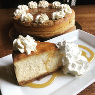 Salted Caramel Apple Cheesecake Slice