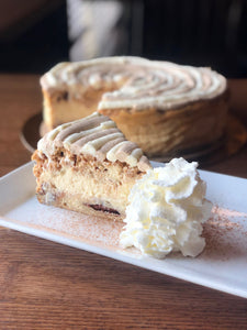 Cinnamon Bun Cheesecake |  9" whole cake