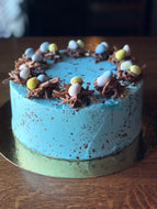 Easter Egg Chocolate Cake - whole cake 9