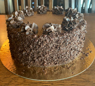 Triple Chocolate Fudge Cake | whole